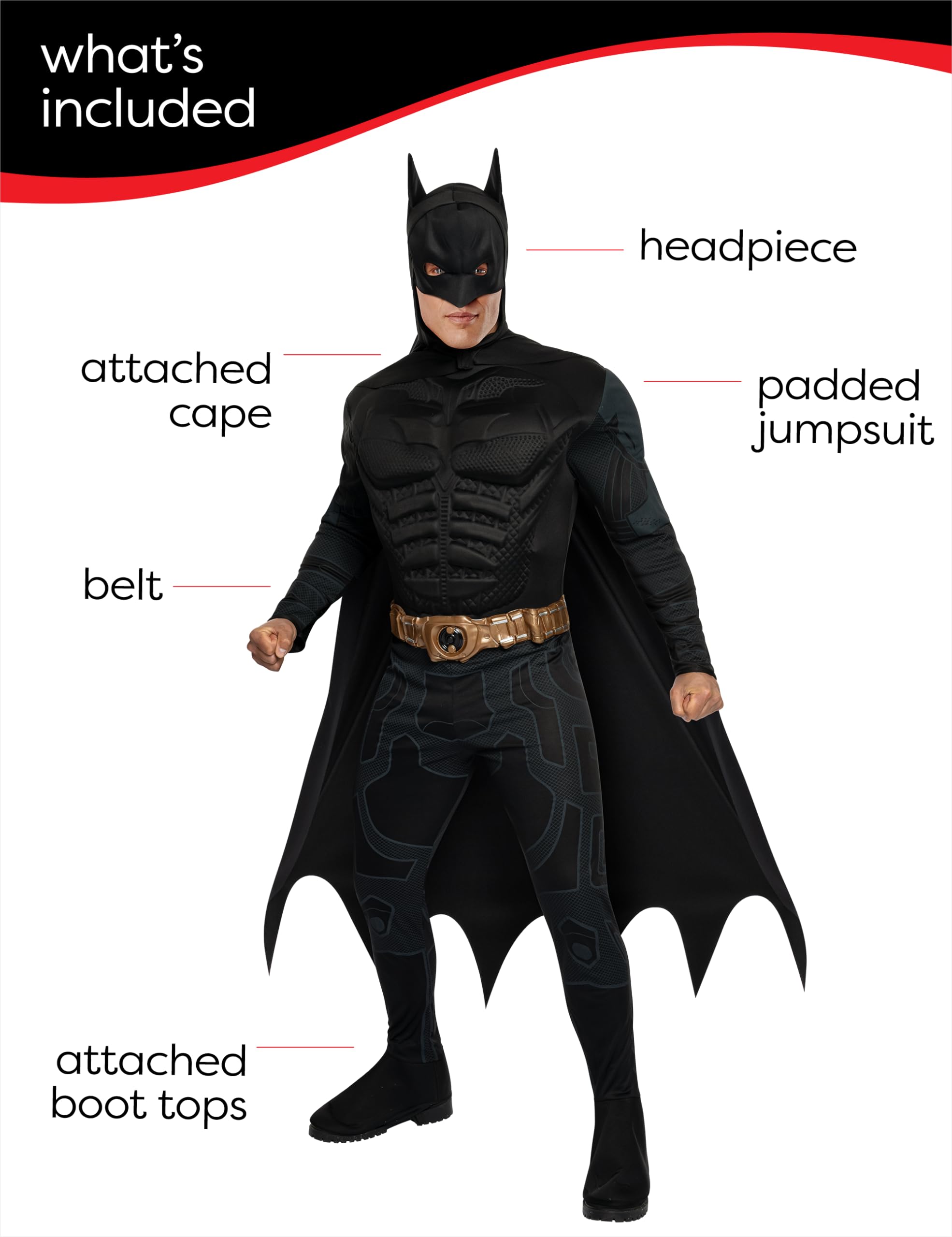 Rubies Adult Batman: The Dark Knight Trilogy Costume - Image 3