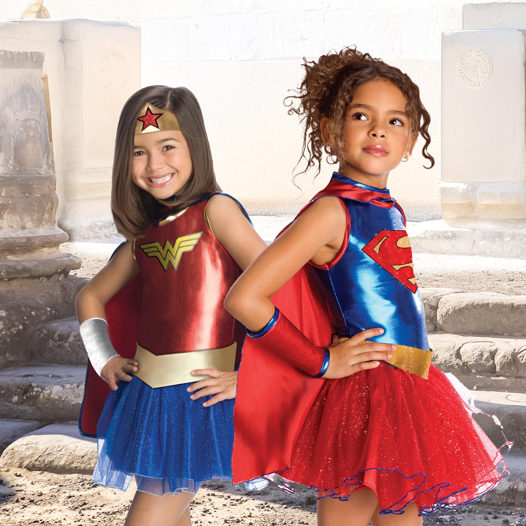 Rubies DC Comics Superheroes: Supergirl Costume Dress for Kids, Girl's Medium - Image 3