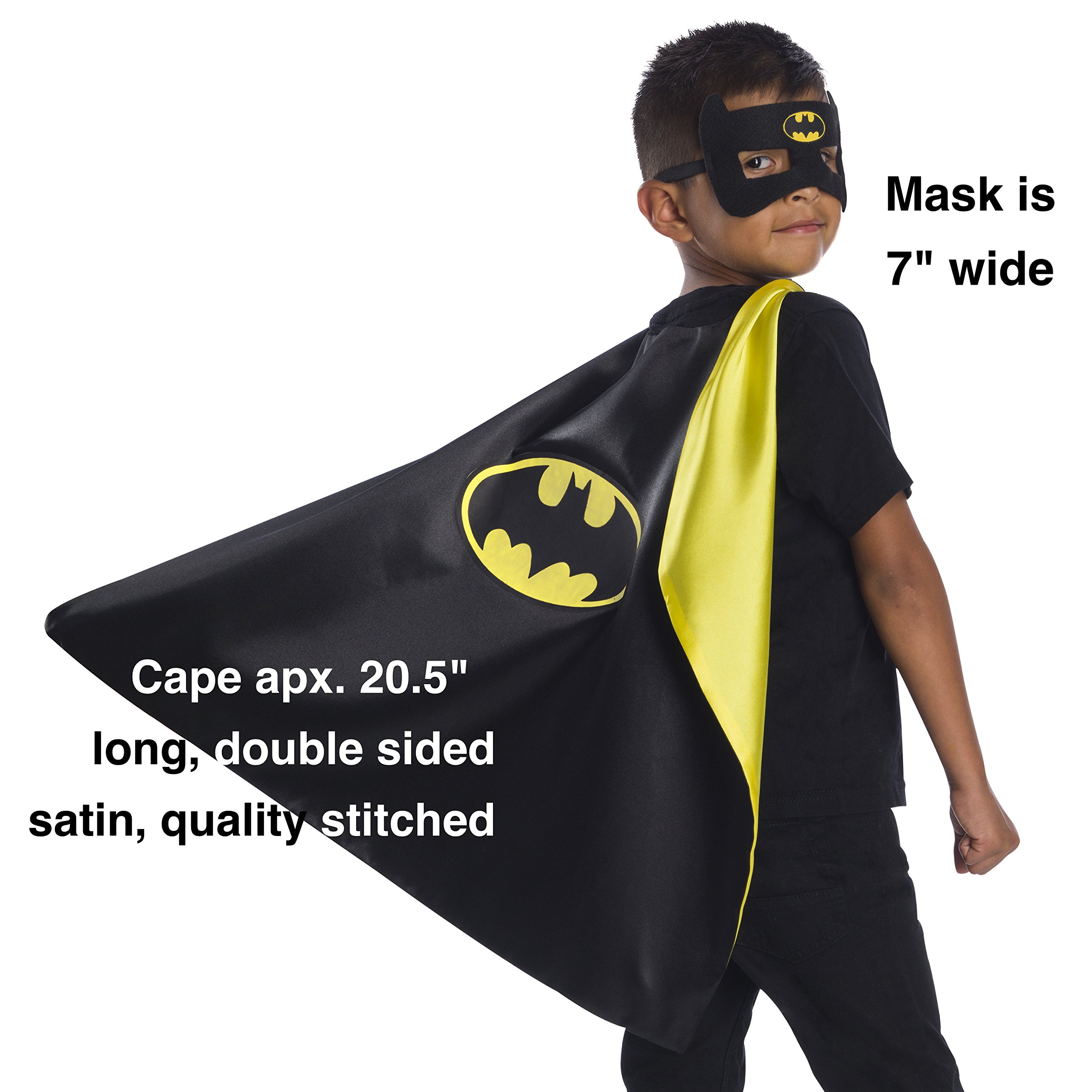 Rubies DC Comics Superheroes: Superhero Cape and Accessory Set for Kids, Boy's One Size - Image 4