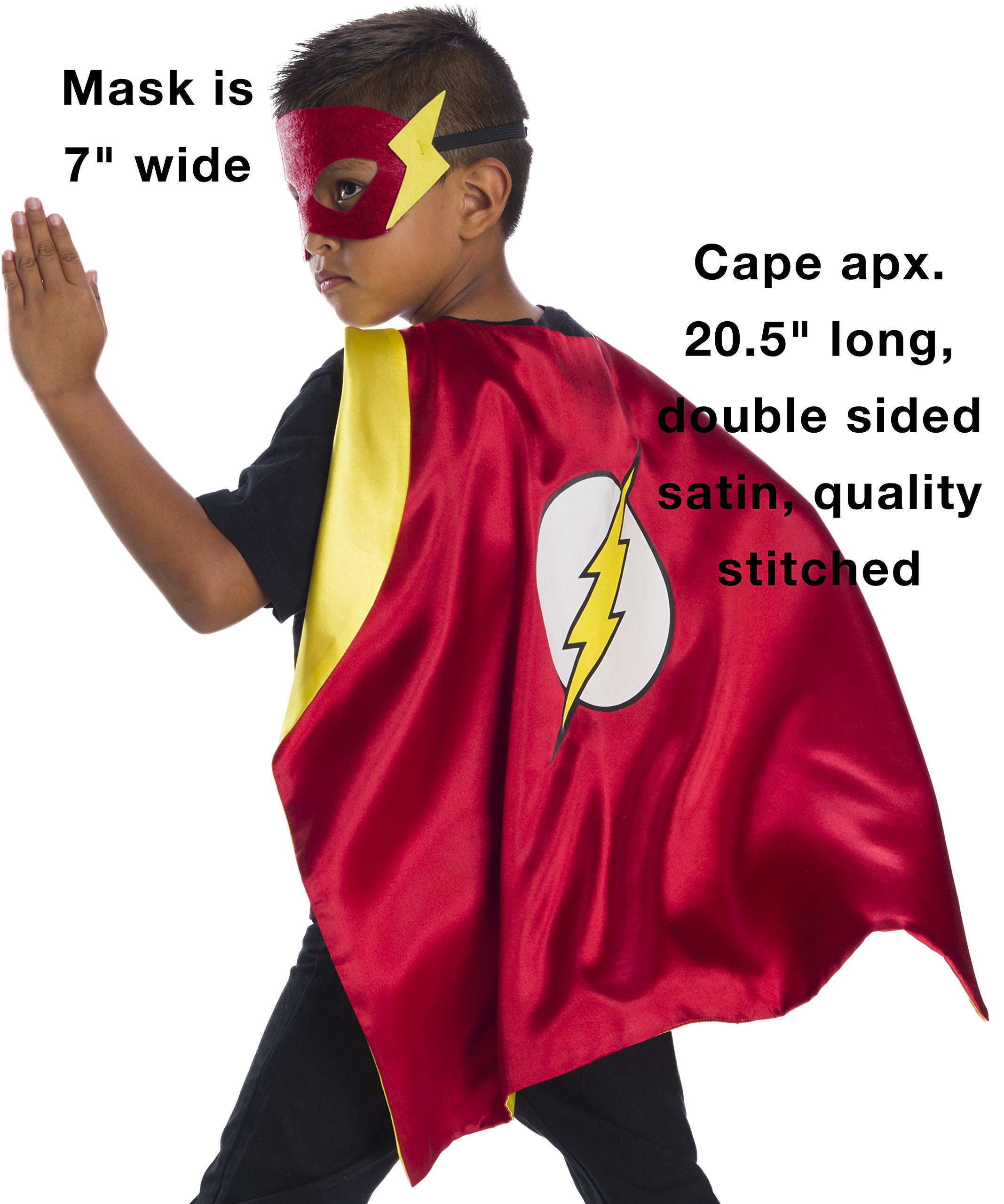 Rubies DC Comics Superheroes: Superhero Cape and Accessory Set for Kids, Boy's One Size - Image 6
