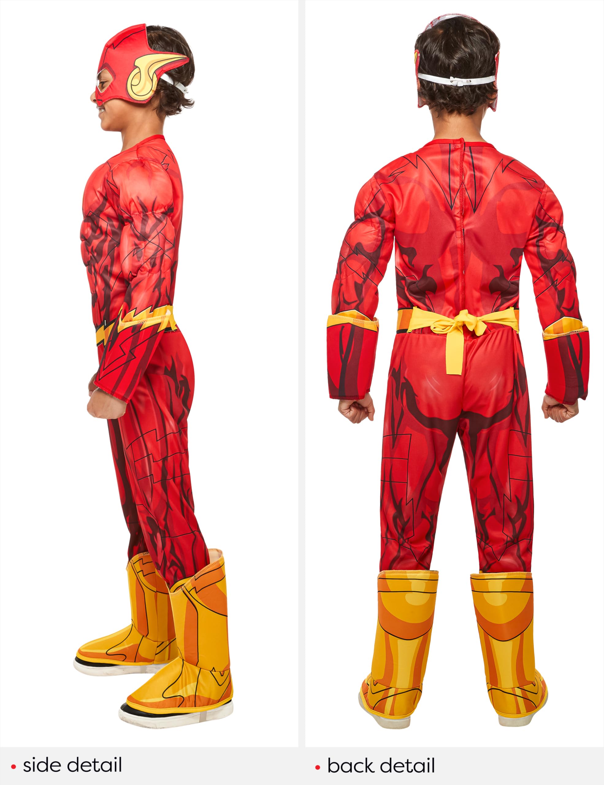 Rubies DC Comics Superheroes: The Flash Costume for Kids, Boy's Large - Image 4