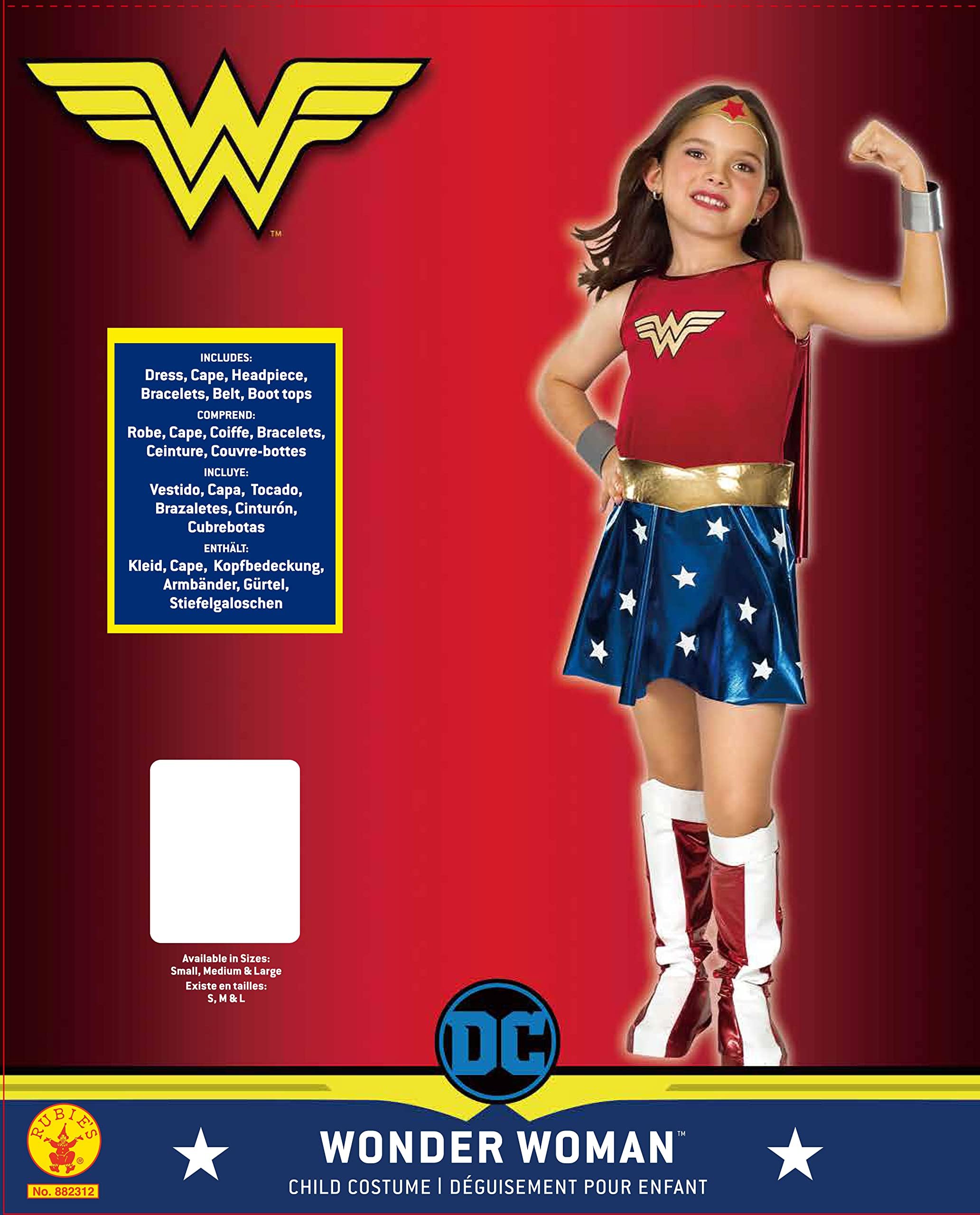 Rubies DC Comics: Wonder Woman Costume for Kids - Image 5