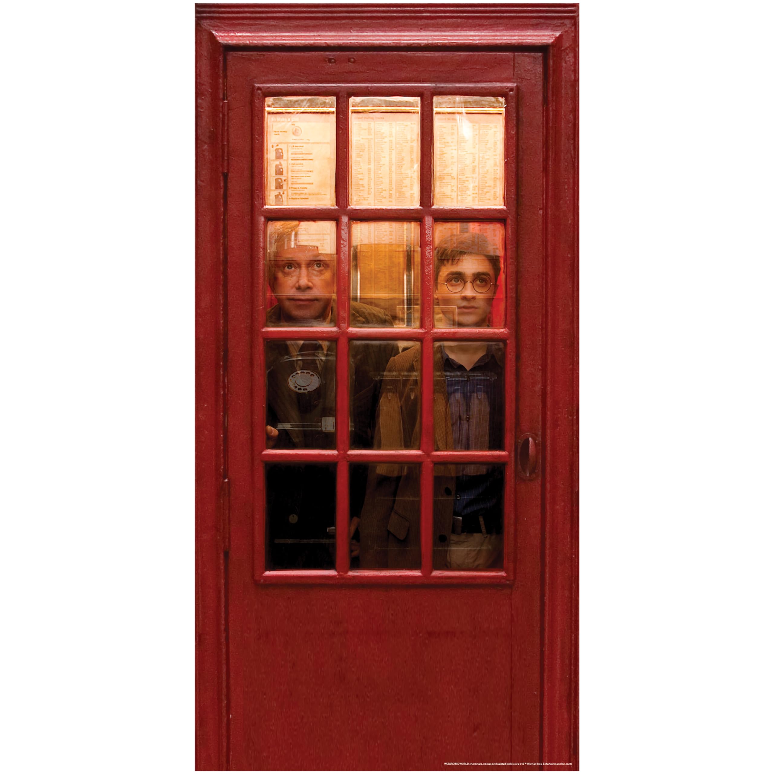 Rubies Harry Potter: Telephone Booth Door Cover for Adults, Unisex 30" x 60" - Image 4