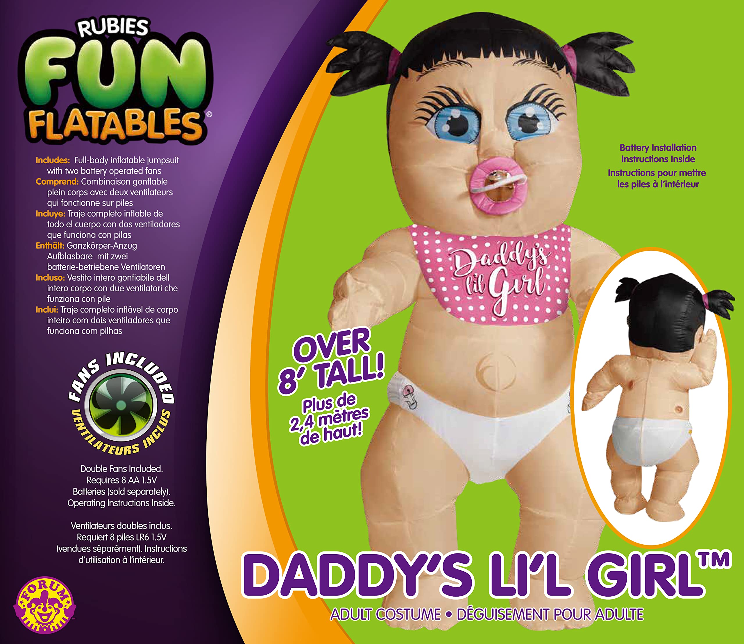 Rubies Inflatable Baby Girl Adult Costume - Image 3