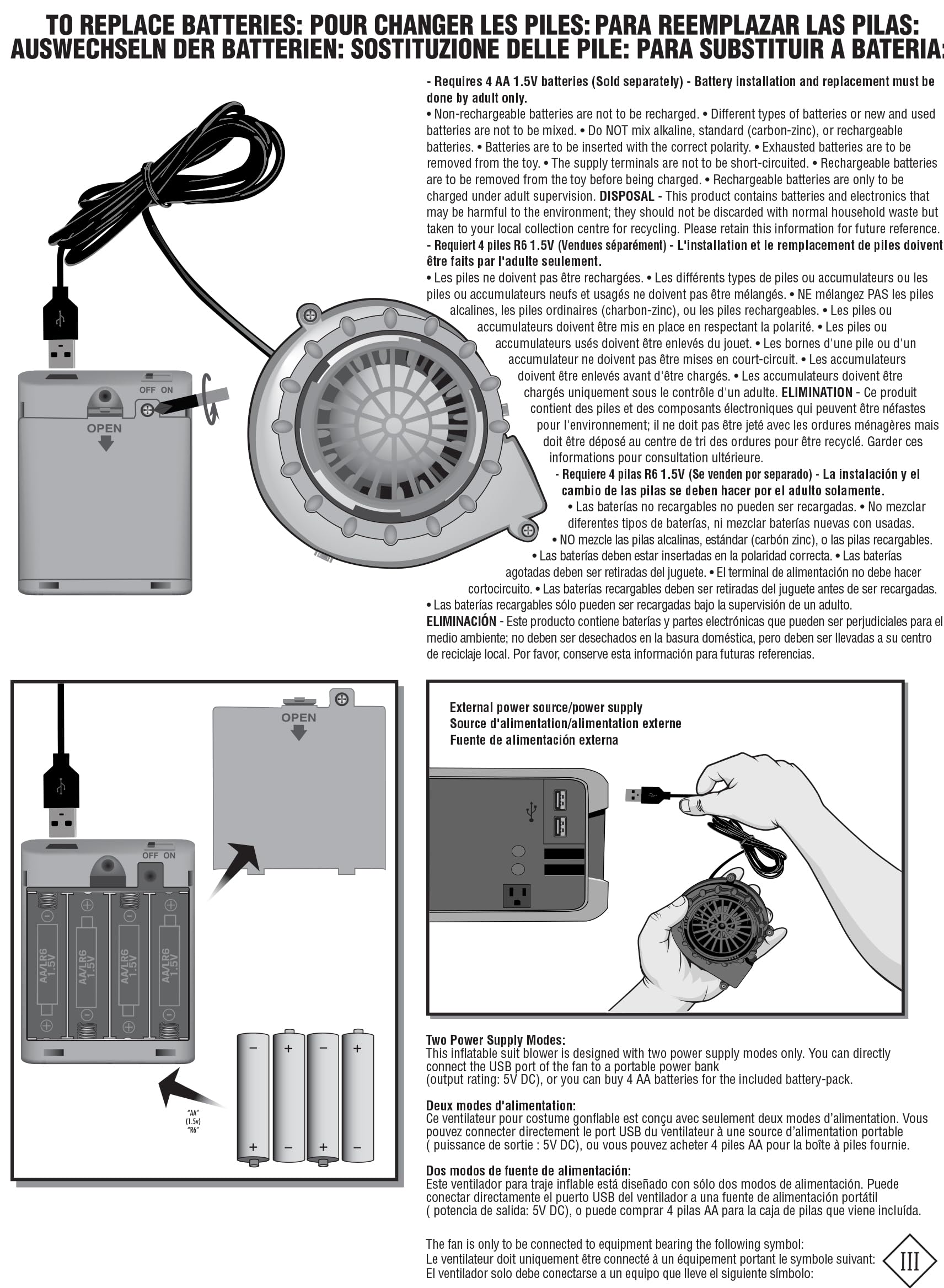 Forum Novelties Men's Ride An Elephant Inflatable Costume - Image 5