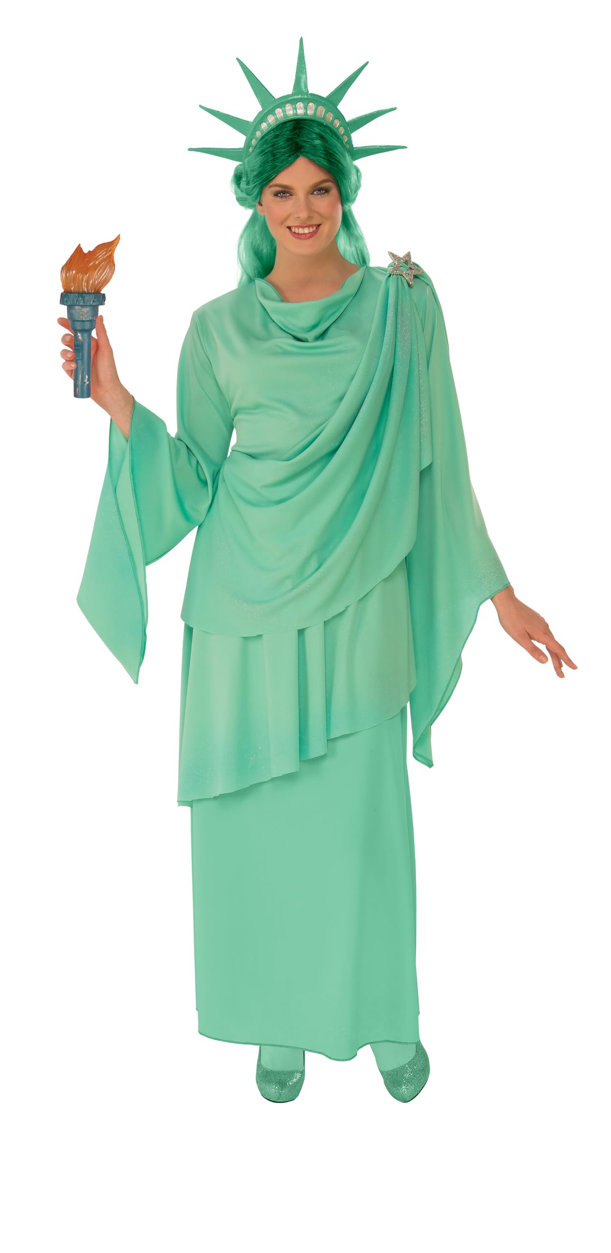 Rubies Light Up Liberty Torch Costume Accessory for Adults, Women's 12" - Image 4