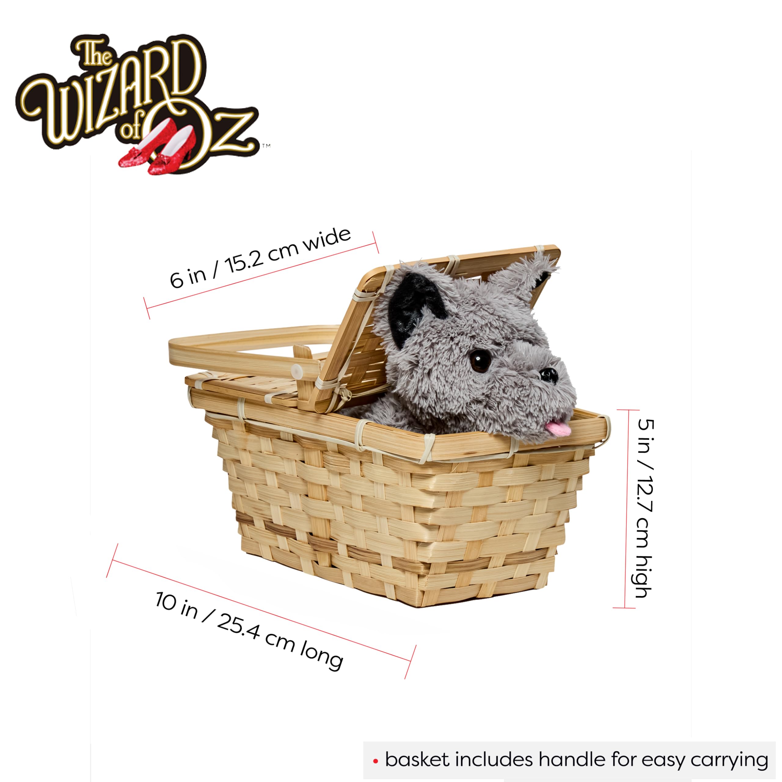 Rubies The Wizard of Oz: Toto in a Basket Costume Accessory for Kids or Adults, Unisex No Size - Image 3